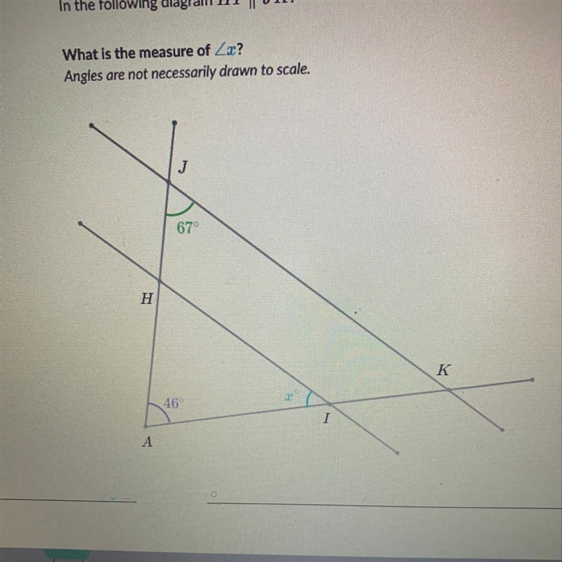 What is the measure of X-example-1