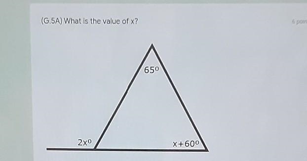 What is the value of x? ​-example-1