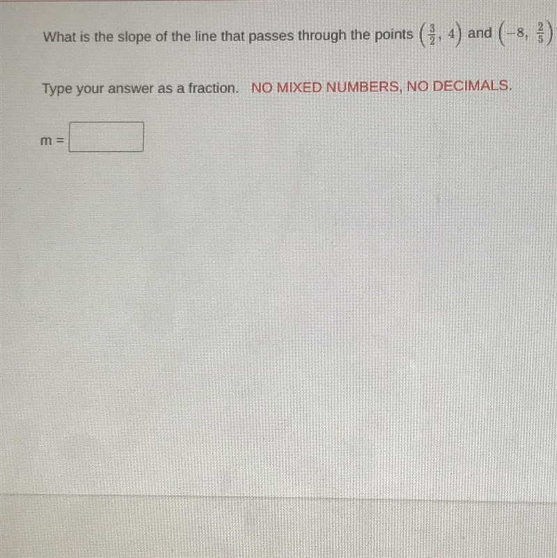 What is the slope of line that passes through the points-example-1