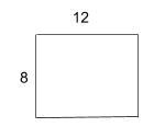 Is the area of the rectangle 40 or 96 square feet? explain-example-1