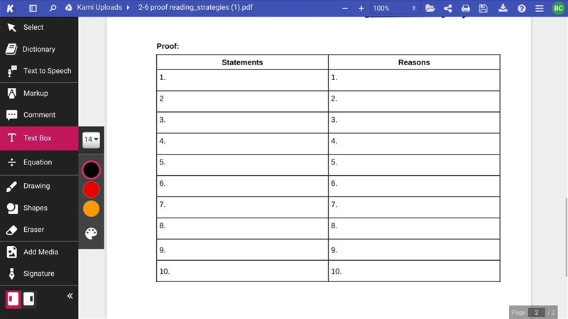 Please help me ASAP with my homework! High school Geometry. Geometric proofs. Warning-example-1