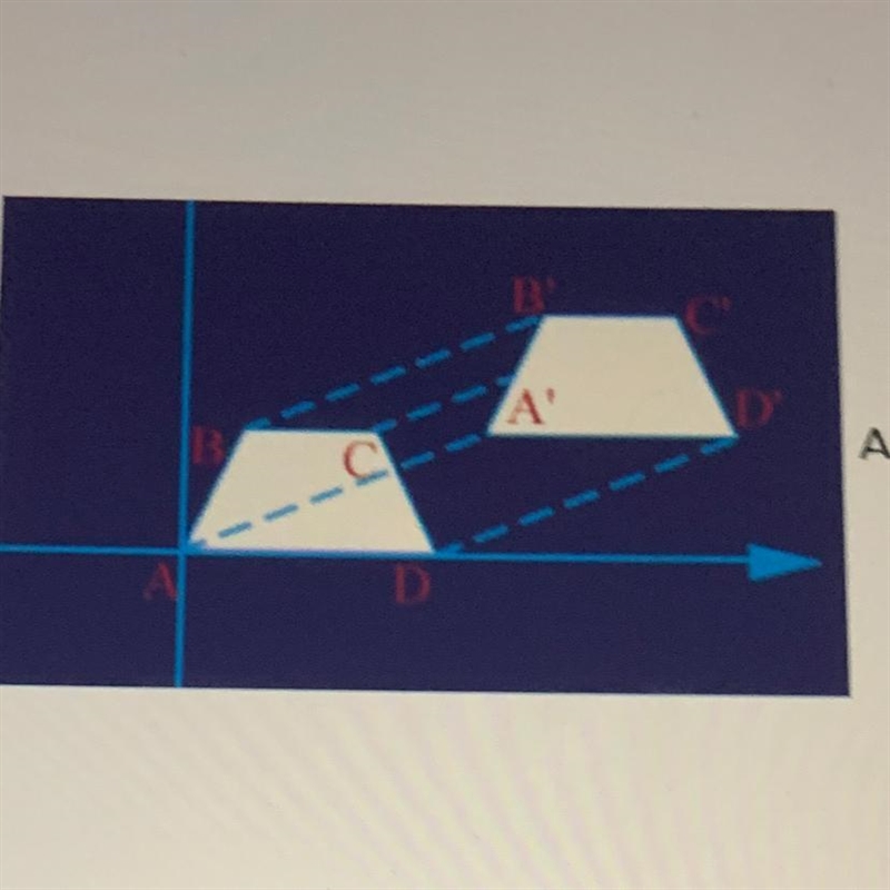 Using this figure A’ is the______Of A.-example-1