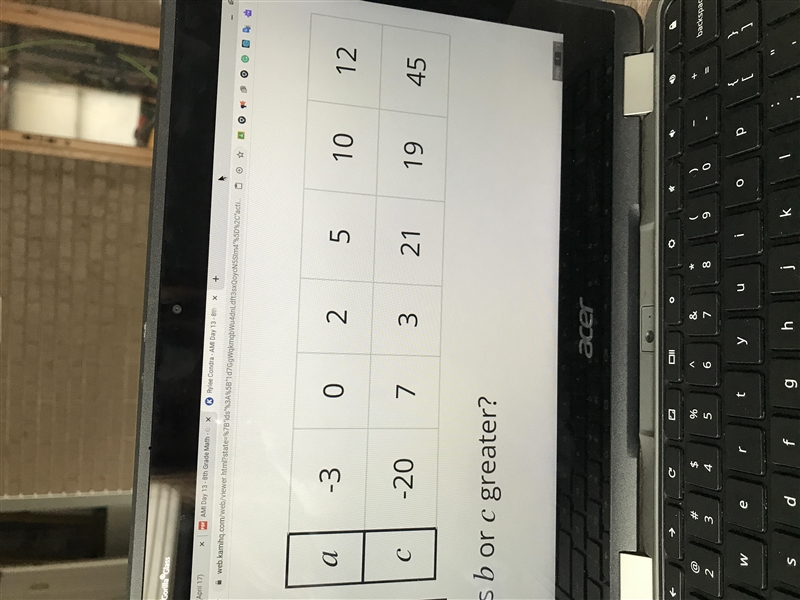 4•6-5=b A=6 C=? Which is bigger c or b-example-1