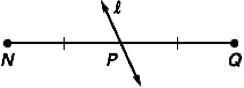 Find NQ if NP = 13 cm and line l is a segment bisector.-example-1