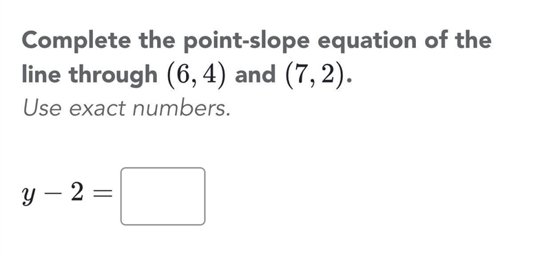 Please solve the picture below Complete the equation-example-1