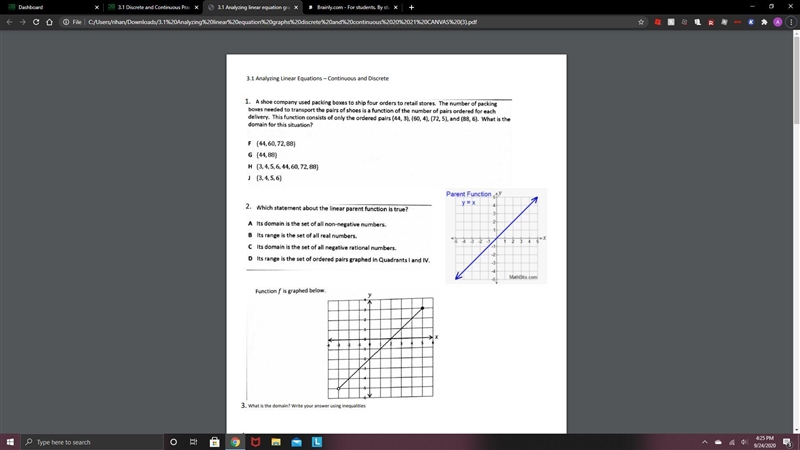 Help please my teacher won't help me . the answer to #2-example-1