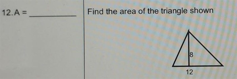 Find the area of the triangle​-example-1