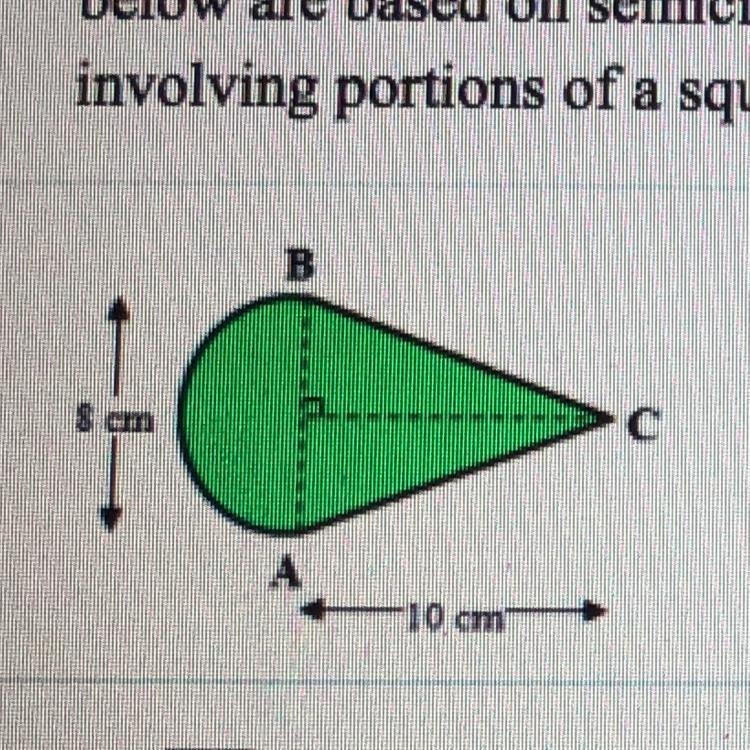 Find the area and the perimeter of the figure. Use in terms of pi. (no approximations-example-1