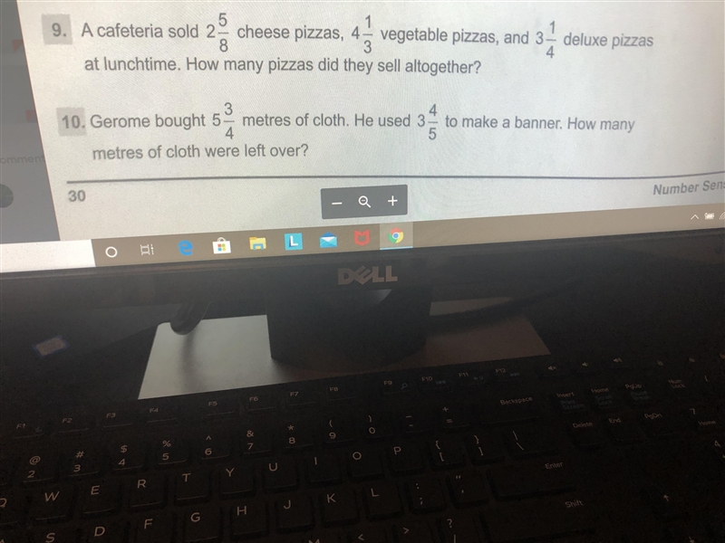 100 points. Easy question. Topic: Adding and Subtracting fractions. ONLY DO QUESTION-example-1