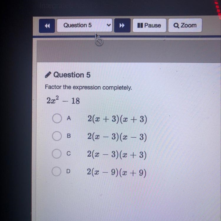 Factor the expression completely 2x^2-18-example-1