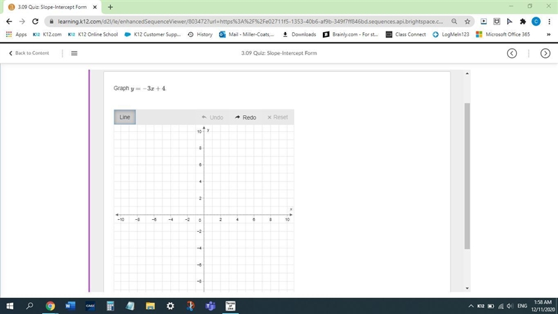 Plssssss plsssssss help me Graph y= –3x+4.-example-1