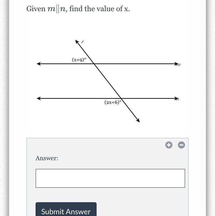 Find the value of x-example-1