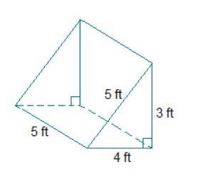 What is the surface area of the triangular prism? A triangular prism. The rectangular-example-1