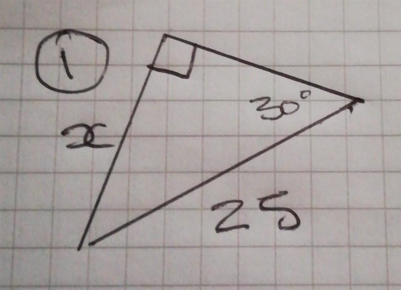 Please can someone help me find X using sin cos and tan​-example-1