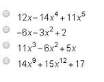 Which polynomial is in standard form?-example-1