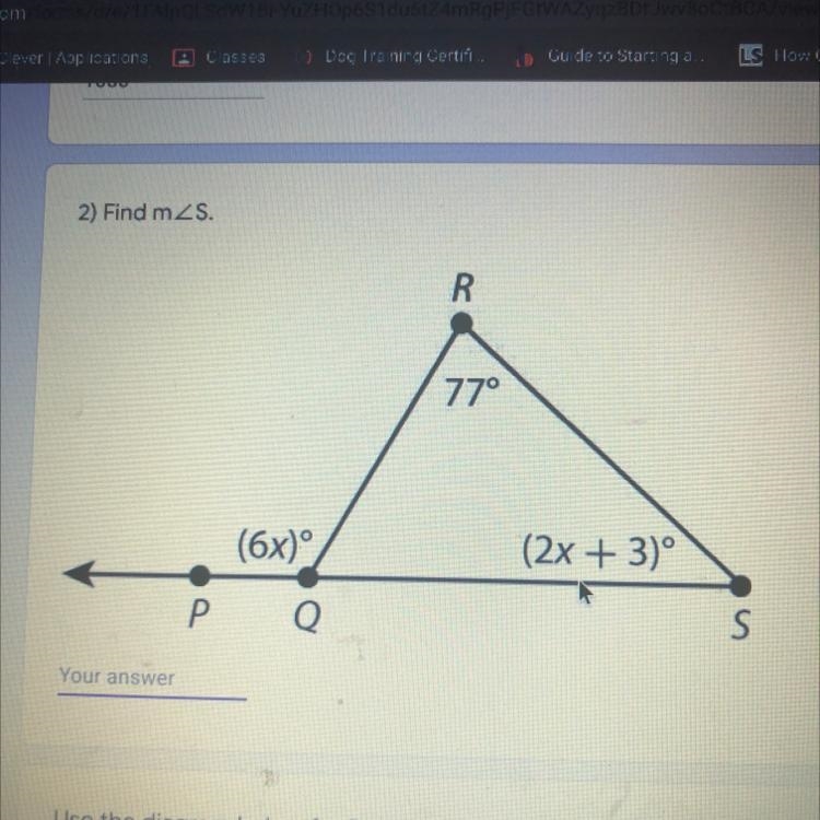 Find m< s Please please help-example-1