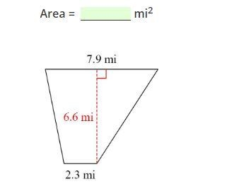 Find the area of the shape below.-example-1