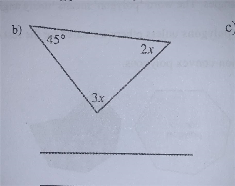 How do I find the value of the variable in this triangle-example-1