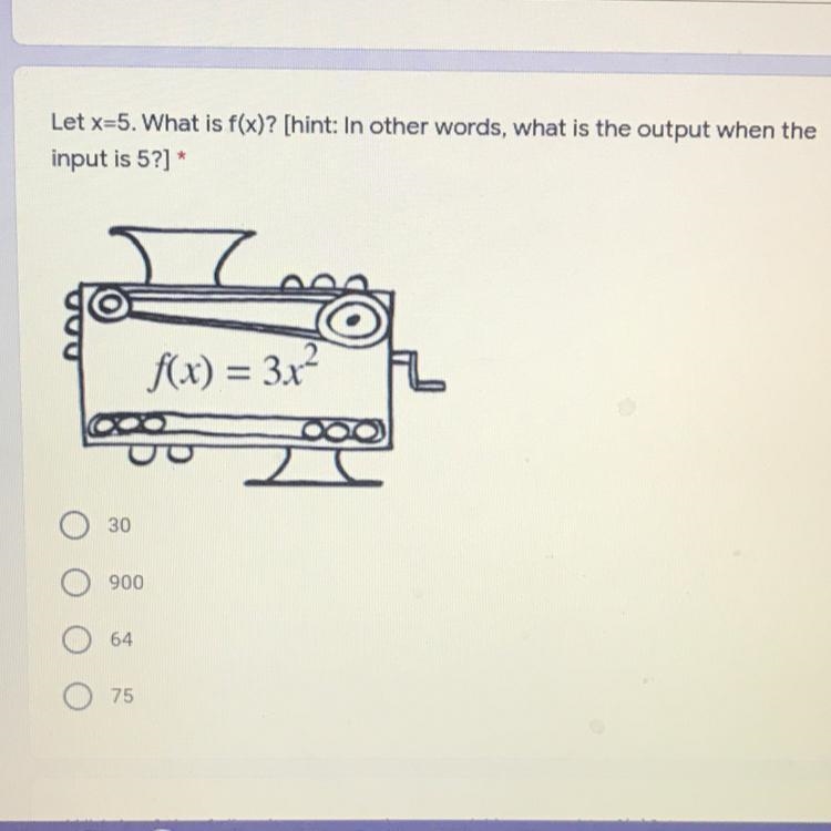 What is the output when the input is 5?-example-1