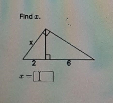 Find x x= What does x equal​-example-1