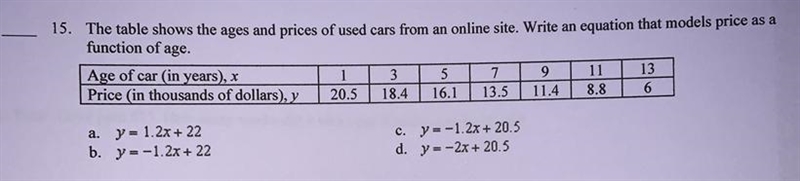 WORTH 50 POINTS!!!!!!CONCEPTS OF ALGEBRA (question in the picture) PLEASE HELP!-example-1