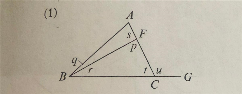 PLSSSS 9) In figure (1) name a straight angle-example-1