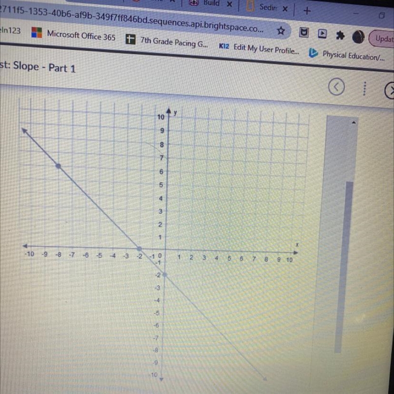 What is the slope of this line enter the answer as a fraction in simplest term-example-1