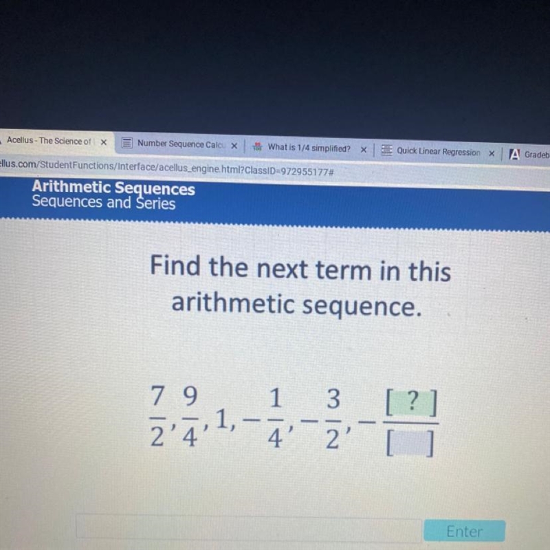 Find the next term in this arithmetic sequence.-example-1