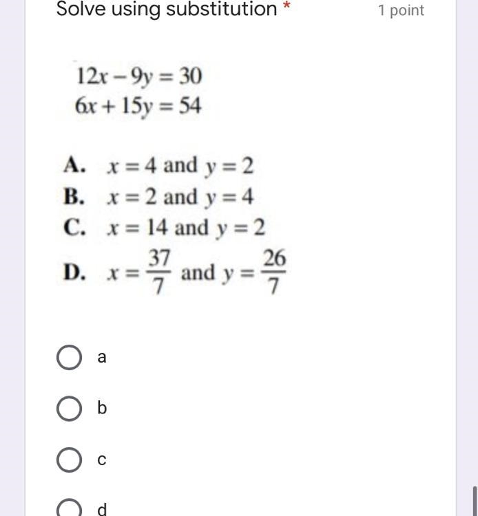 Solve using substitution please help!!!-example-1