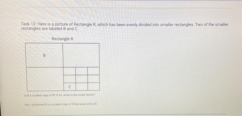 Please helppp. Then for 13 it’s asking: is c a scaled copy of B? And for 14 it’s asking-example-1