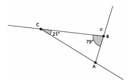 Find the measure of angle x.-example-1