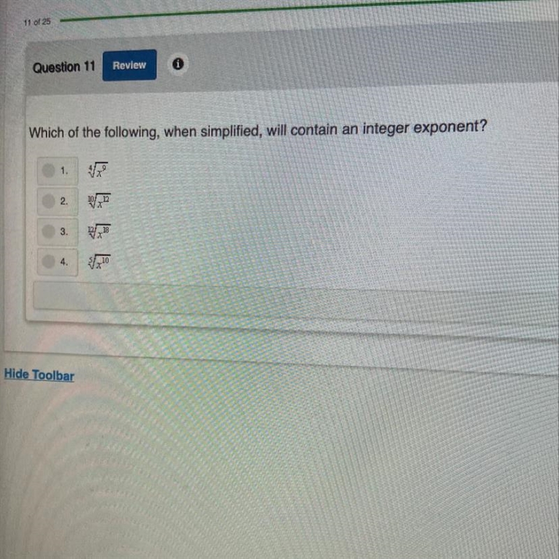 Please help! Please explain what a integer exponent means and what’s the answer-example-1