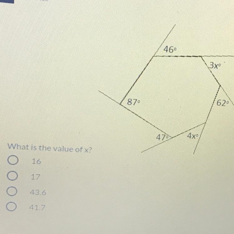 What’s the value of x-example-1