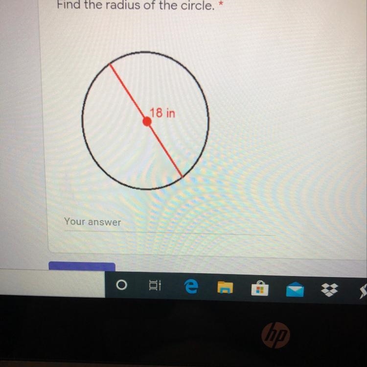 Find the radius of the cirlce-example-1