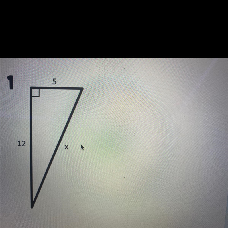 What does x = ? need help with the pythagorean theorem-example-1