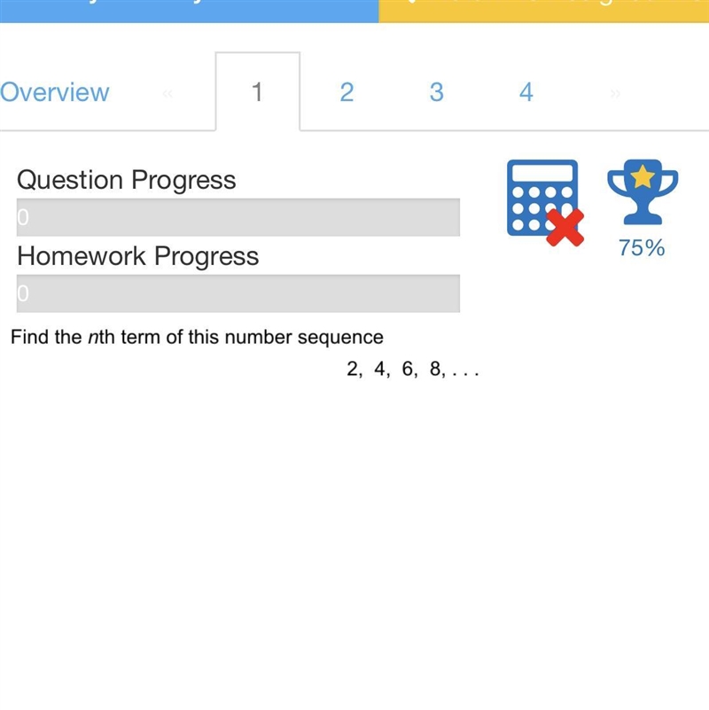 Find the nth term of this number sequence 2,4,6,8-example-1