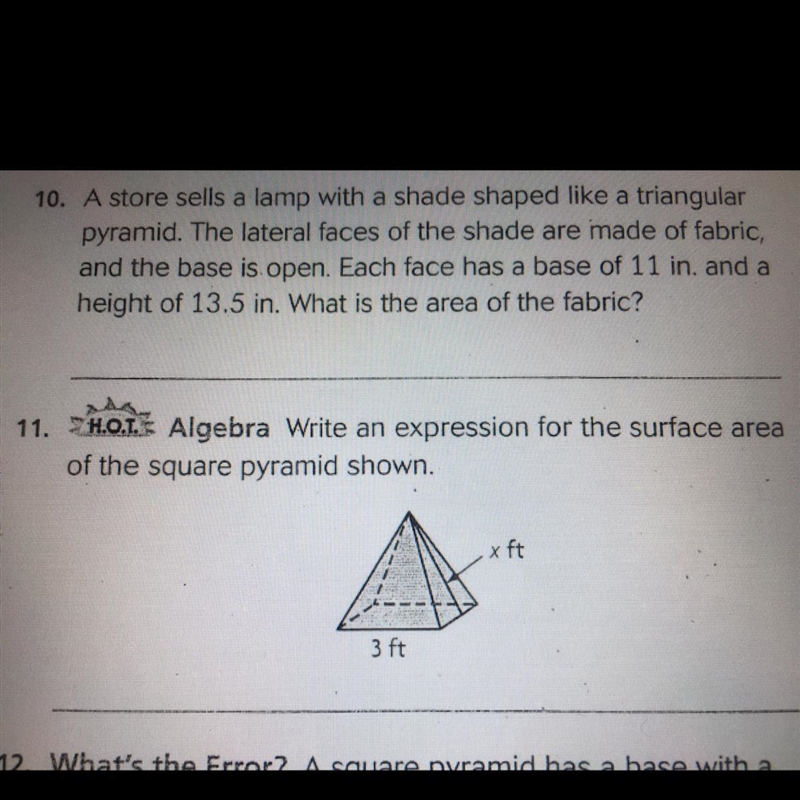 Write down a simple expression for the surface area!-example-1