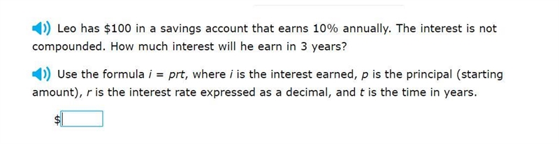 Correct answers only please! Leo has $100 in a savings account that earns 10% annually-example-1