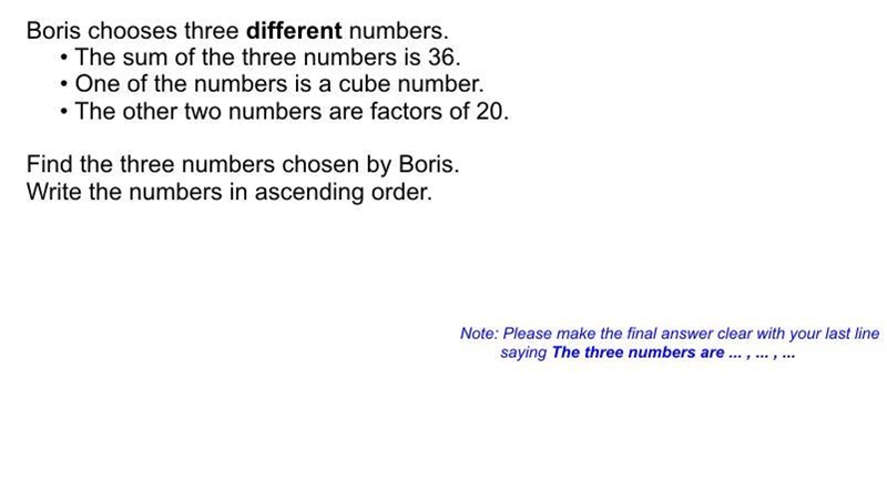 3 numbers in ascending order-example-1