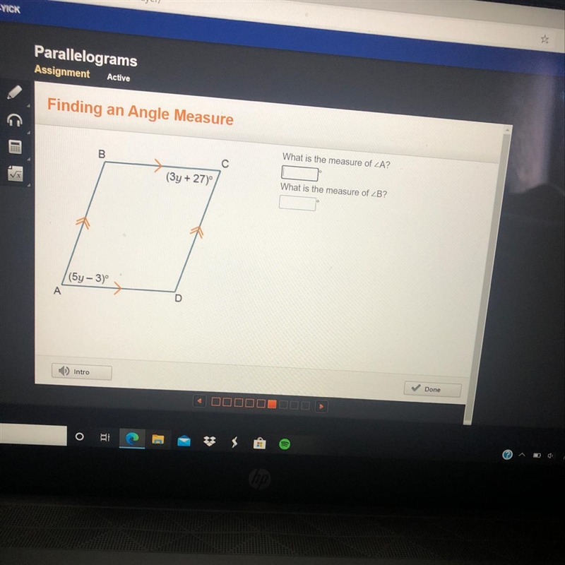 What is the measure of ZA? What is the measure of ZB?-example-1