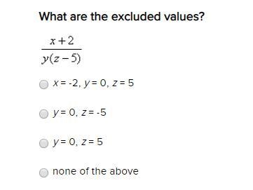 What are the excluded values?-example-1