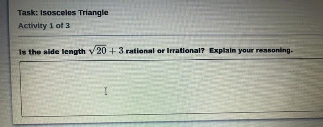 Is the side length rational or rational look at the picture-example-1