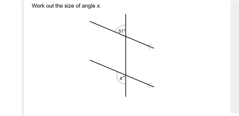 Work out the size of angle x-example-1