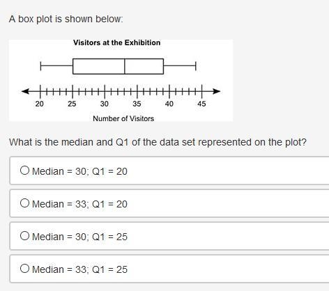 A box plot is shown below: *check file attached* What is the median and Q1 of the-example-1