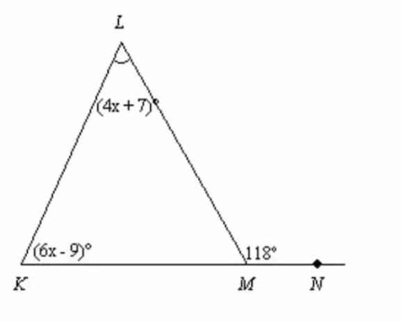 What is the measure of angle k?-example-1