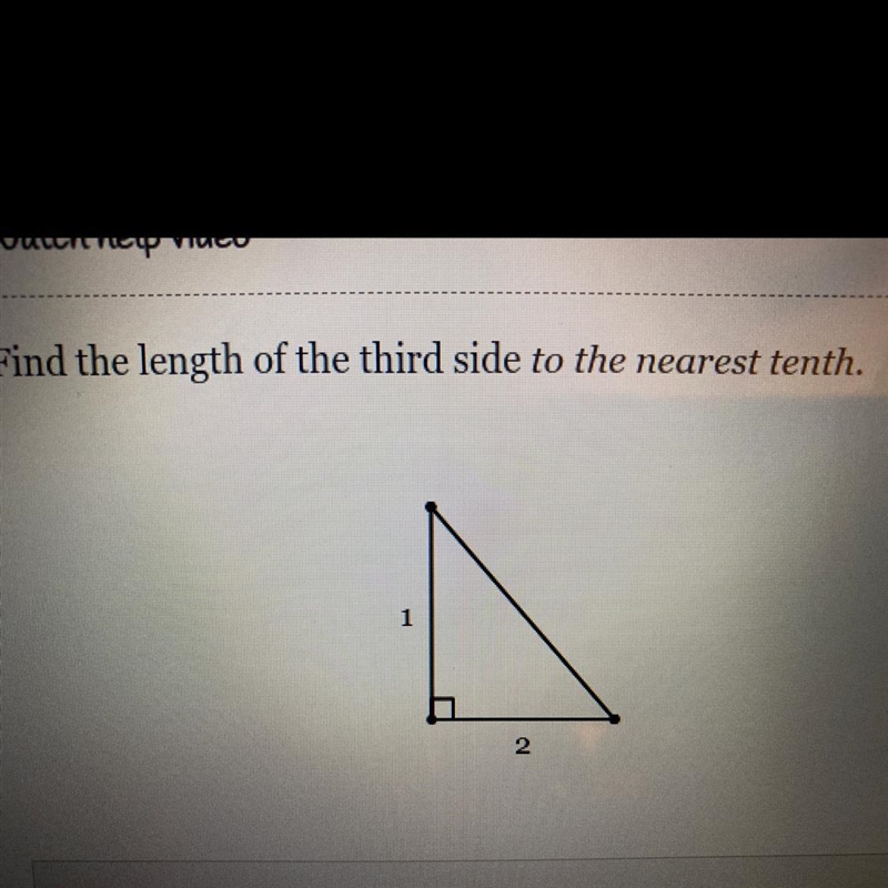 I found the answer 5 squares but how do I round it to the nearest tenth-example-1