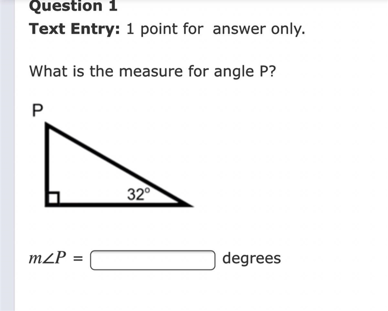 Solve for angle P and if you don’t mind to explain how-example-1