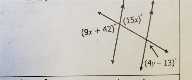 How do I solve for y if x is 7 ​-example-1