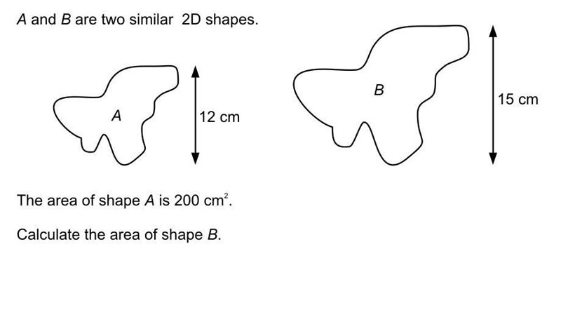 What is the area of shape B?-example-1