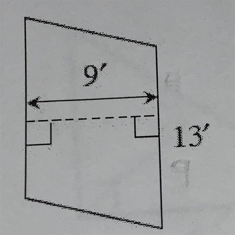 Find the area of the shape-example-1